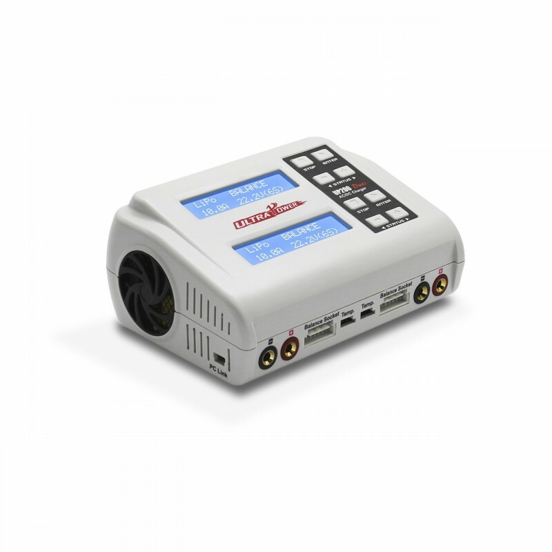 ULTRA POWER DUO UP200AC Caricabatterie Lipo Professionale BALANCE