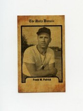 #TN19874 FRANK W. PATRICK Daily Historic Trade Card RARE