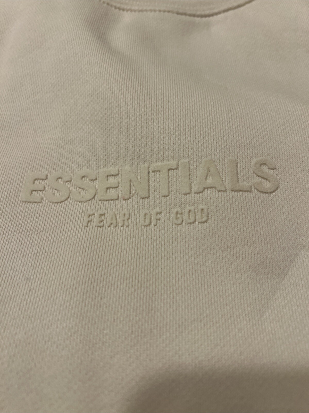 Essentials FOG Mens Relaxed Crewneck Egg Shell Size M NWT SOLD OUT Authentic! image 2