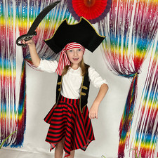 Pirate Girl Cosplay Costume by LILUkids, Size 98, Halloween, Carnival, Party