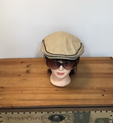 *Perry Ellis Portfolio Newsboy Gatsby Cap~Driver Cabbie Golfers Hat~SZ: S/M 
