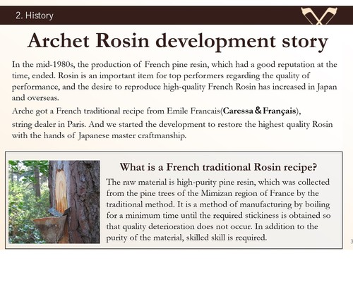 Soprano Bunkyo Gakki Music Archet Rosin pine resin restore Caressa & Francai - Picture 4 of 9