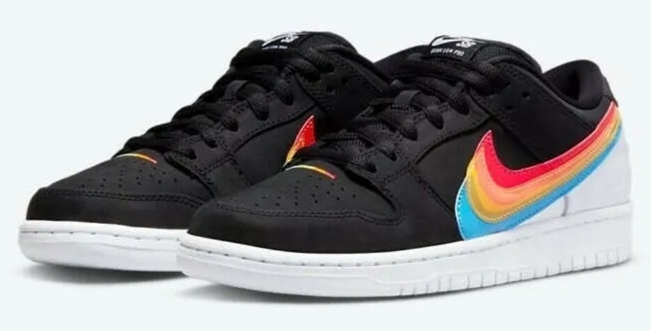 Polaroid × Nike SB Dunk Low Pro 27cm Nike SB Dunk Low Pro Polaroid Sneakers Mens Size 10 Womens