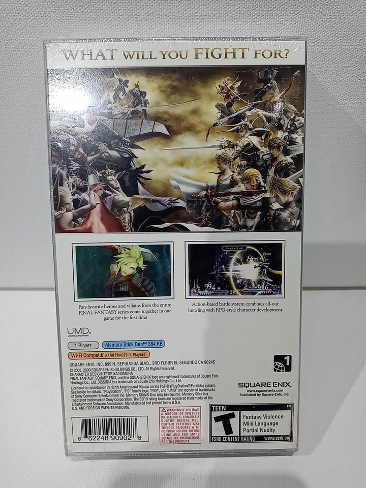 Dissidia Final Fantasy (Sony PSP, 2009) - Version Japonaise NTSC-J - Bon État