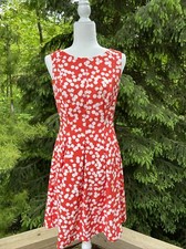 AGB orange sleeveless dress size women 6