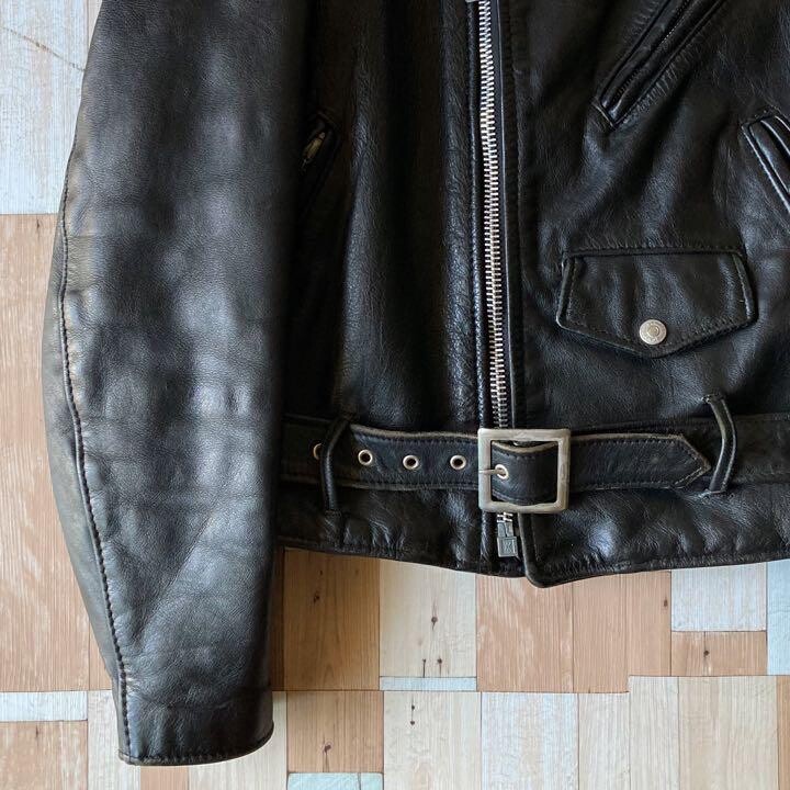 Schott Perfecto Double Leather Riders Jacket Size 38 Made in USA