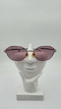 Vintage Filos 6546/4N68 Silver Metal Oval Sunglasses FRAMES ONLY Italy
