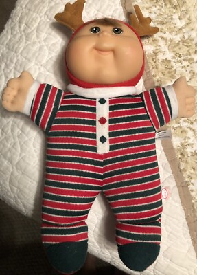 Cabbage Patch Kids Cuties Holiday Helpers Christmas Doll Reindeer 10'' CPK