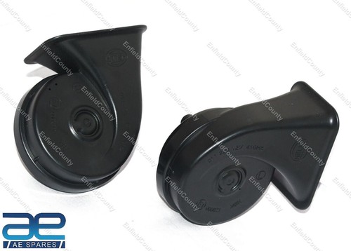 Juego de bocinas Hella Midnight Black 12V Twin Tone 410/490 Hz 110DB NUEVO - Imagen 6 de 9