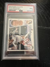 2004 Panini Stickers David Beckham PSA 9 Pop 1 None Higher