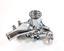 SB Chevy Water Pump Long Style SBC 283 327 350 383 400 SBC Long Aluminum Chrome