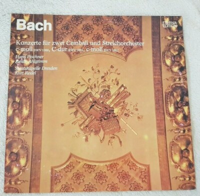 12'' / LP - Bach:  Konzerte...- c-moll BWV 1060, C-dur BWV 1061, c-moll BWV 1062