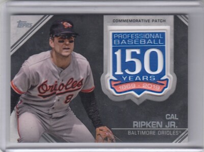 2019 Topps 150th Anniversary Patch CAL RIPKEN JR #AMP-CR Baltimore Orioles