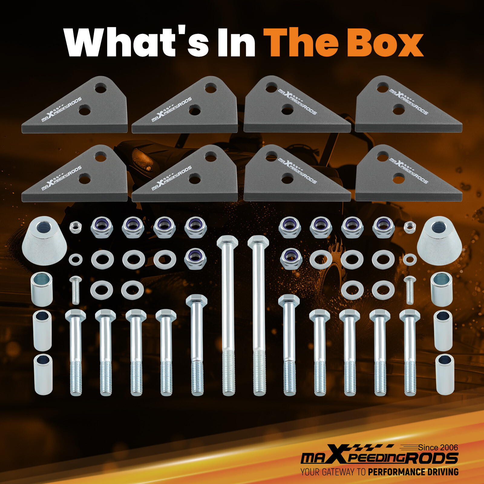 3" Full Lift Kit for Polaris Ranger 500 700 800 EFI XP & HD IRS 2010-2014