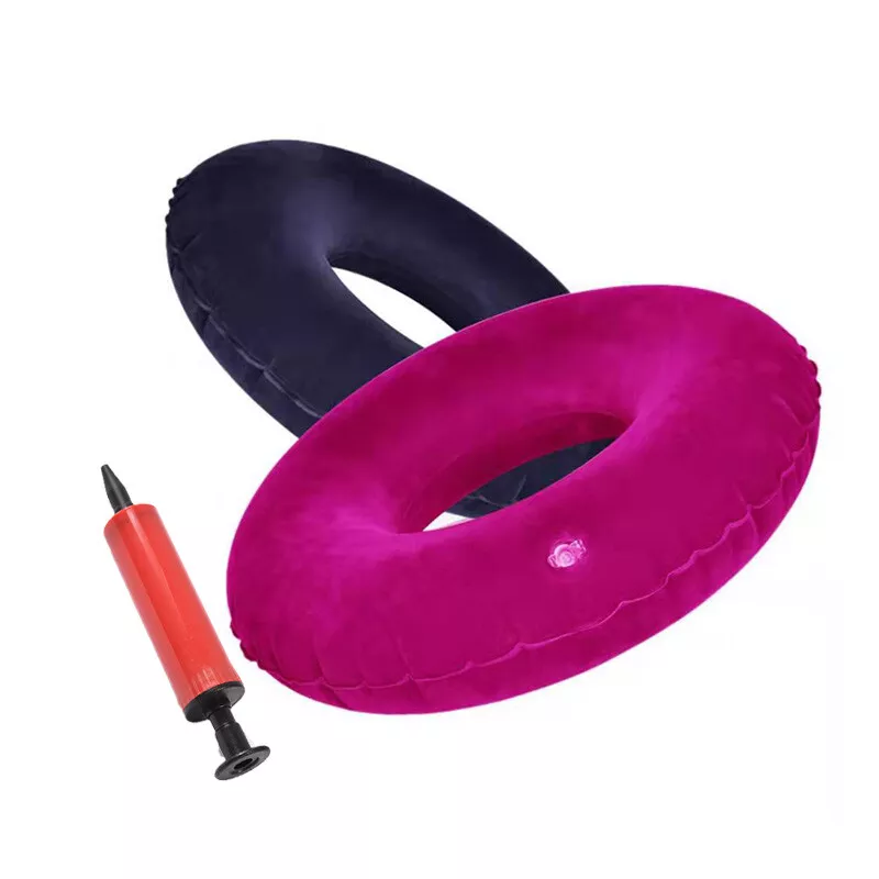 Donut Seat Cushion Hemorrhoids Pillow Bedsore Prevention With Inflator Pump