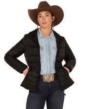 Roper Women's Quilted Parachute Hooded Down Jacket - 03-098-0693-6137 Bl