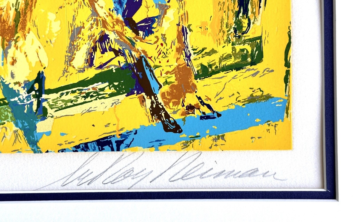 LeRoy Neiman serigraph Chicago Board of Trade 1980 finance 39/300