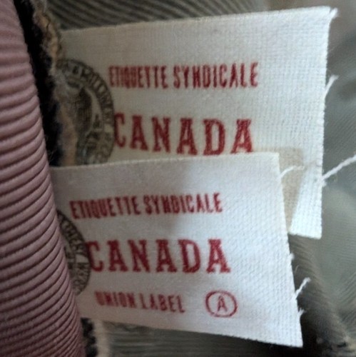 EATON'S Vintage Mink Cloche Hat Import Salon Union Label Canada Hat Box inc. 21" - Picture 6 of 9