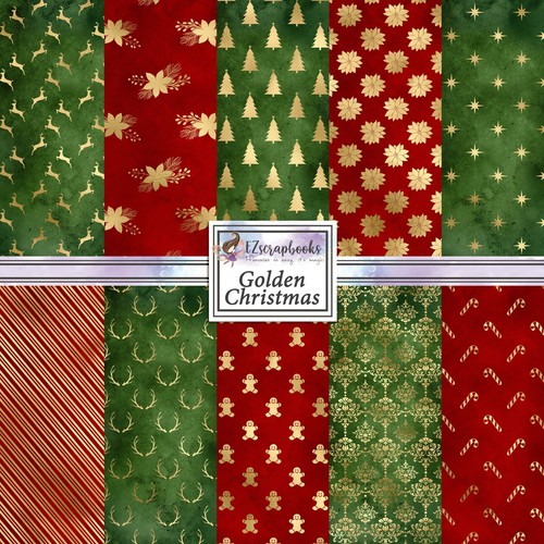 NOËL DORÉ - Paquet de papier