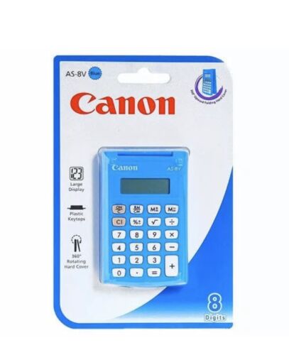 Canon AS-8V Digital Calculator Blue New In Packaging - Picture 1 of 1
