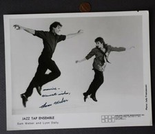 Jazz Tap Dance Ensemble Duo Sam Weber & Lynn Daily autographed photo VINTAGE----