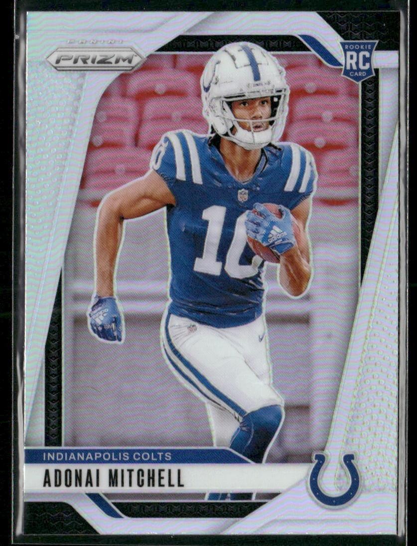 2024 Panini Prizm #303 Adonai Mitchell Silver
