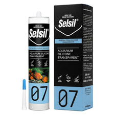 Aquarium Silicone Clear Sealant - High Elasticity, Safe for Fish, Solvent-Free,