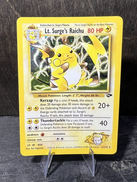 Lt. Surge's Raichu #11 (Gym Challenge (2000))