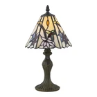 Tiffany Traditional Coloured Glass 36cm Table Lamp Bedside Light