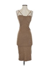 Fashion Nova Women Brown Cocktail Dress XS