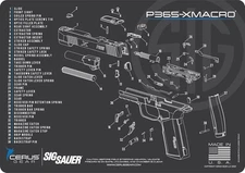 EDOG P365-XMACRO Gun Cleaning Mat - Schematic (Exploded View) Diagram Compatible