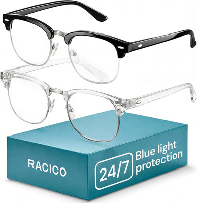 Blue Light Glasses for Men Computer - Gaming Blocking anti Eyestrain, UV Clear L
