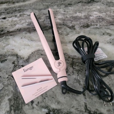L'ange Aplatir 1'' Ceramic Flat Iron Hair Straightener Blush Tested Open Box