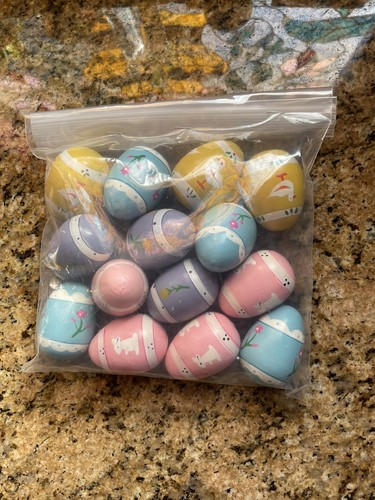 Vintage Easter Eggs Lillian Vernon Hand Painted