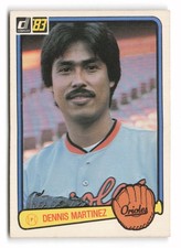 1983 Donruss Dennis Martinez #231 Baltimore Orioles