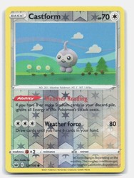 Castform 121/198 Chilling Reign Reverse Holo