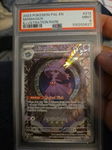 Pokémon Mismagius 212/193 Sv02: Paldea Evolved Illustration Rare Holo PSA 9 2023