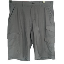 Iron Co Mens Greystone Hybrid Cargo Shorts Stretch Performance 34 I427836S NEW