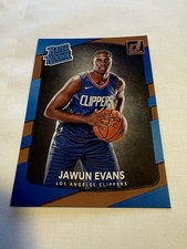 2017-18 Panini Donruss Basketball #162 Jawun Evans Rated Rookie Clippers