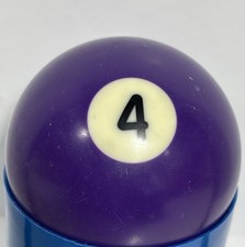  4 Purple Single Individual Pool Ball Billiard 2 1/4  Replacement