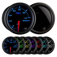 Glowshift 35 Psi Diesel Boost Gauge Kit W Hose Fittings Tinted 7 Color