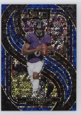 2024 Panini Select Premier Level Blue Disco Prizm 7/25 Lamar Jackson #121 04uh