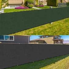 50' Privacy Screen Fence Heavy Duty Mesh Shade Cloth Net Cover Windscreen Trap