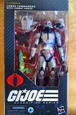 G.I. Joe Classified Series  168 COBRA COMMANDER with Combat Armor NEW  IN HAND