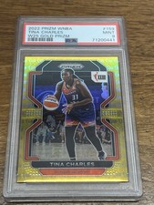 2022 Panini Prizm WNBA W25 Gold /10 Tina Charles #159 PSA 9 MINT None Higher