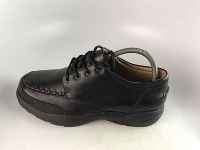Dr. Comfort Black Leather Diabetic Eric Laced Shoes Men's Style 5610 Sz 7 XW