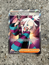 Pokemon TCG Roxie's Performance 112/086 Chaos Rising Full Art Ultra Rare Holo NM