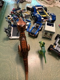 LEGO Jurassic World T. Rex Tracker 75918 Building Kit, USED OPEN BOX!
