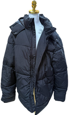 mister*lady Steppjacke mit Kapuze schwarz 2XL | Winter Puffer
