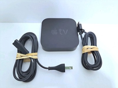 Apple TV Model A1469 HD Media Streamer with Power Cord HDMI Cable No Remote